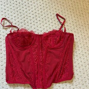 Red Urban Outfitters Corset